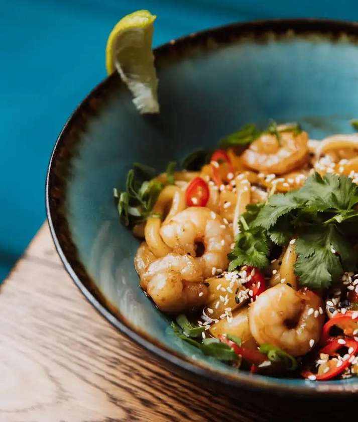 Udon with Shrimp