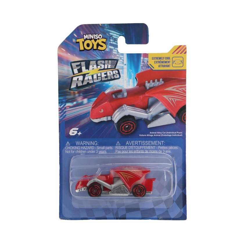 სათამაშო მანქანა/Animal Alloy Car (Red) (Individual Pack)