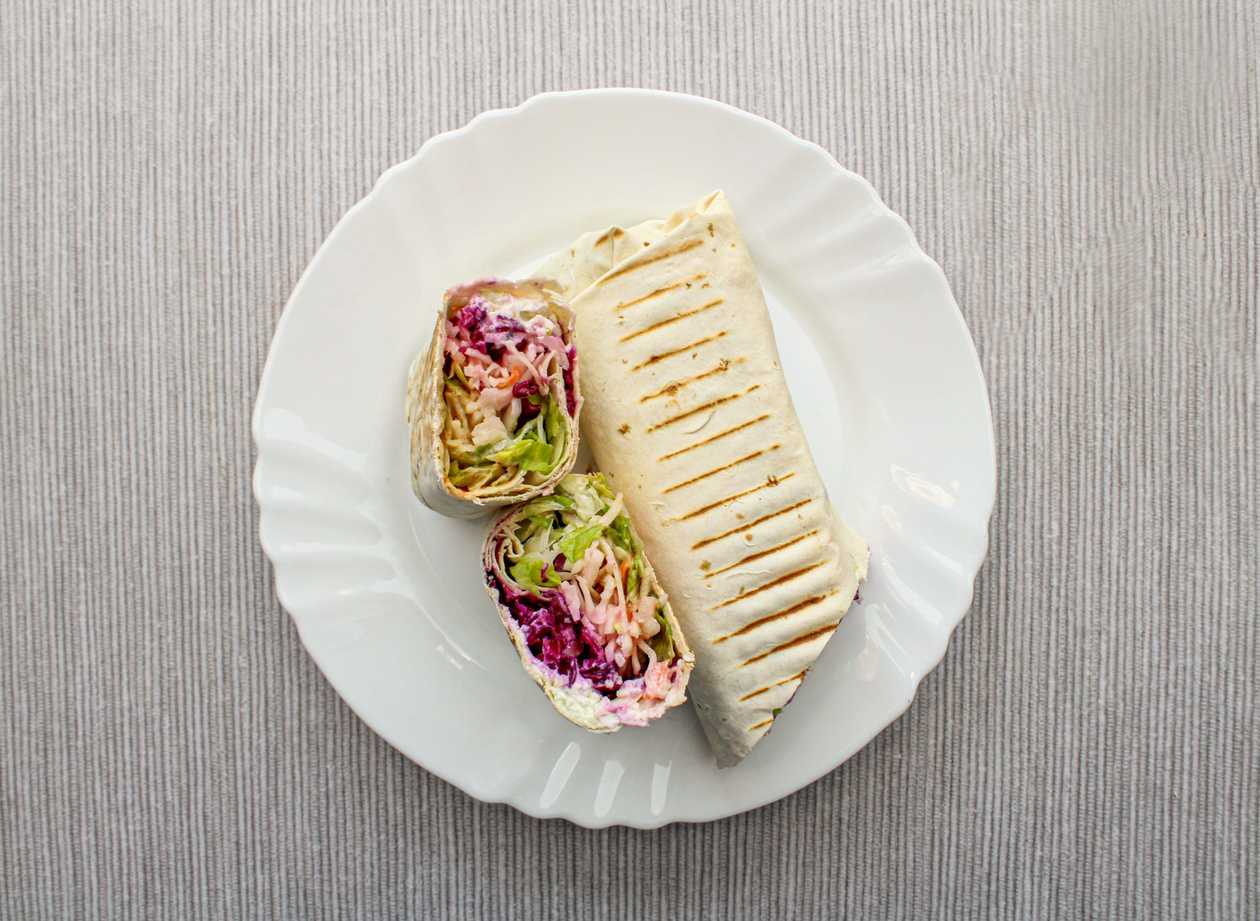 Tortila vegetarián