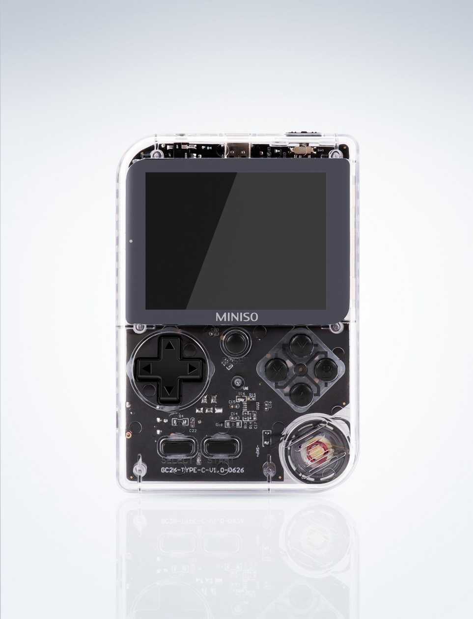 Ice Brick Series Transparent Handheld Game Console  Model: GC26(White)