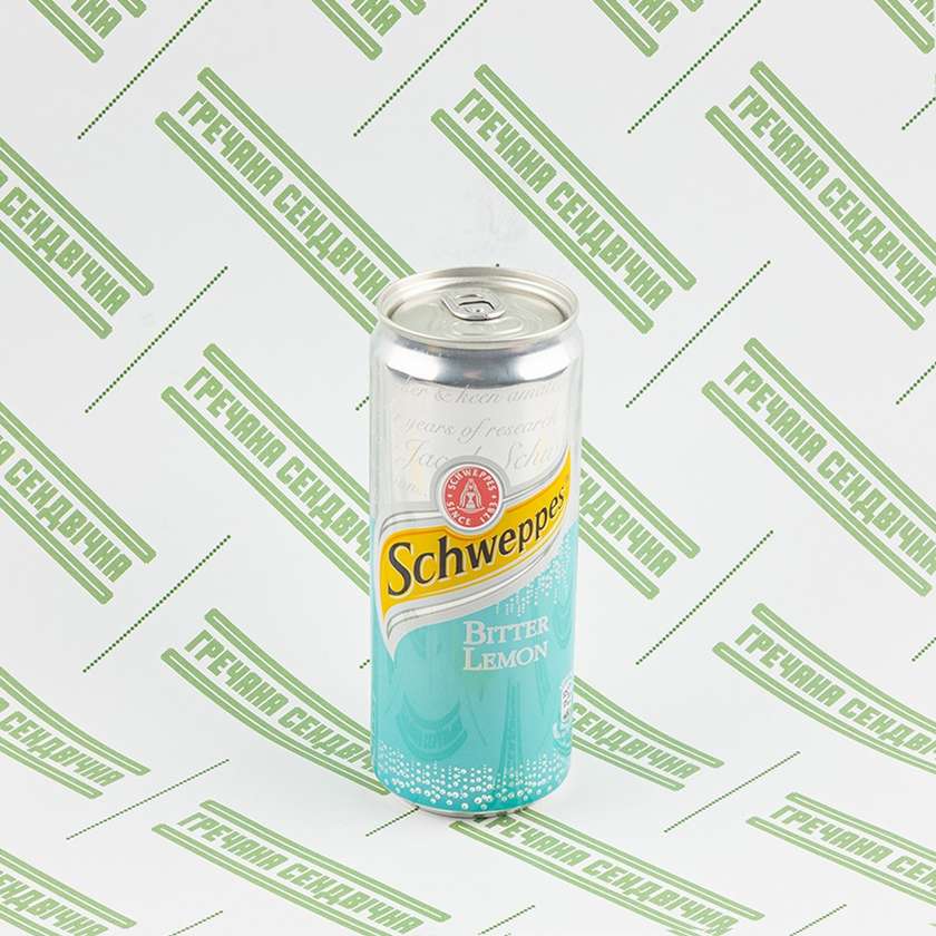 Напій Schweppes Original BiterLemon, 330 мл ж/б