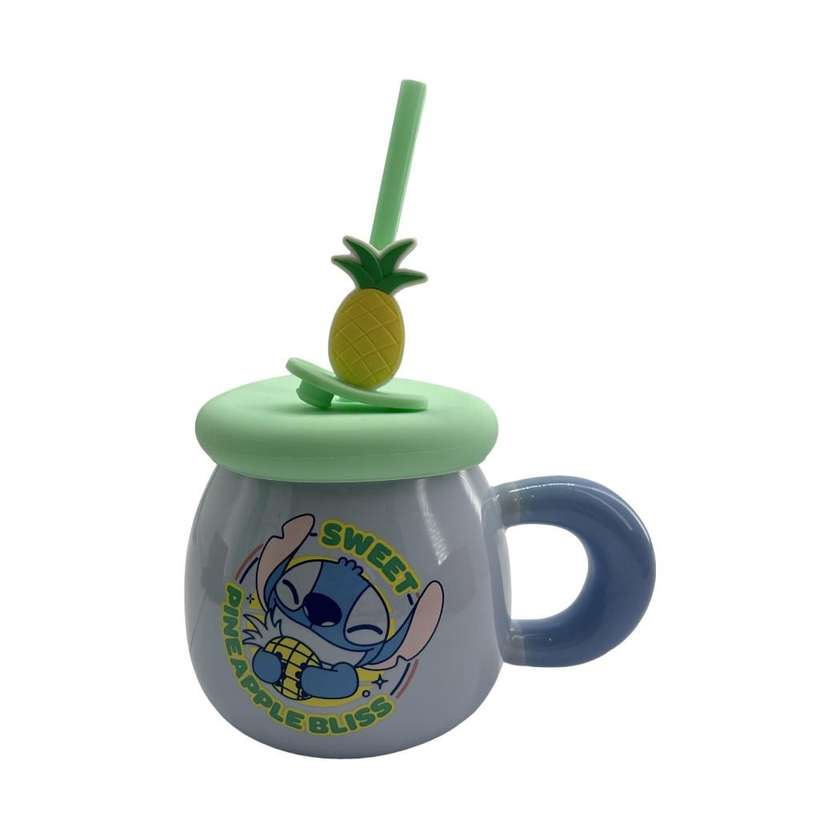 Disney Stitch Dinner Party Collection Pineapple Ceramic Mug 530mL (Stitch)