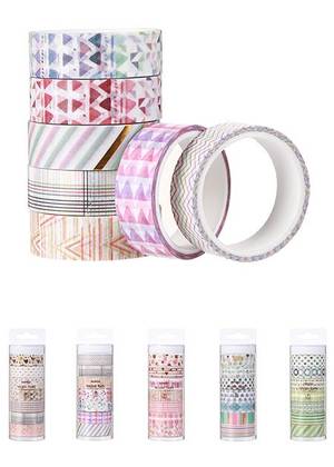 Decorative Washi Tape 7 Rolls