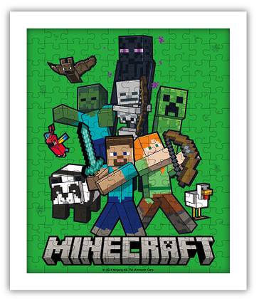 ფაზლი/Minecraft - 300-Piece Framed Puzzle (PDQ)