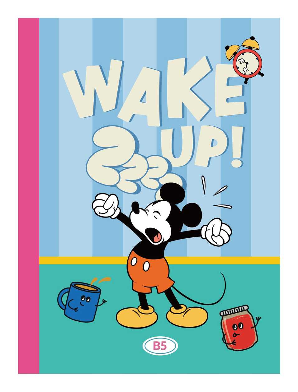 Disney Mickey Food Collection B5 Glue-bound Book (40 Sheets)