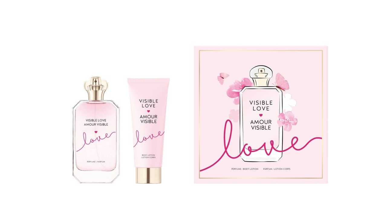 სუნამო და ტანის ლოსიონი/Visible Love Fragrance Gift Set