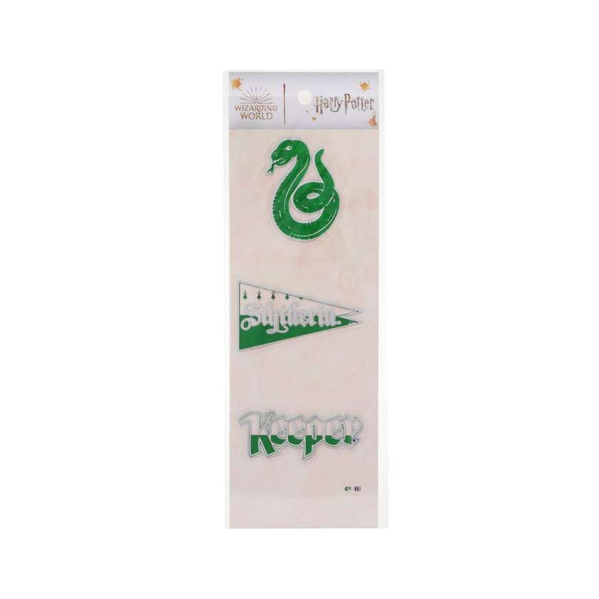 Harry Potter Metal Sticker Set (A) (Slytherin)