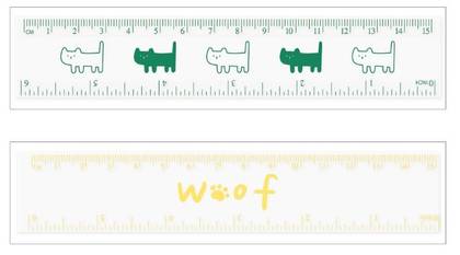 Stick Figure Puppy Series 15cm Ruler (B) (2 Assorted Models)