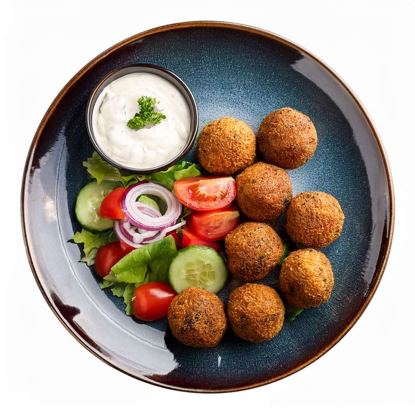 Falafel se zeleninou