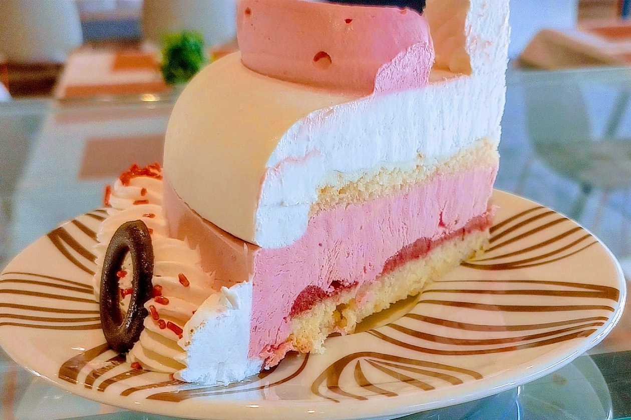 Semifreddo panna e fragola