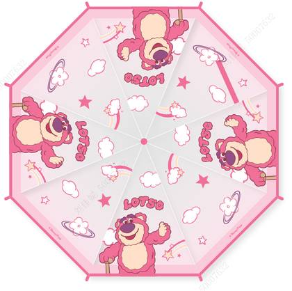 ქოლგა/Disney Pixar Collection Transparent Long Handle Umbrella (Lotso)