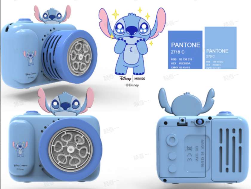 Disney Stitch Dinner Party Collection Bubble Camera