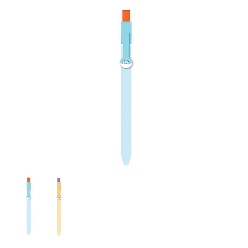 Animal Faces Collection Gel Pen (2 Assorted Models: Shiba Inu, Seal)