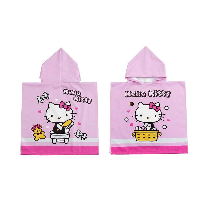 Sanrio characters Hooded Towel(Hello Kitty)
