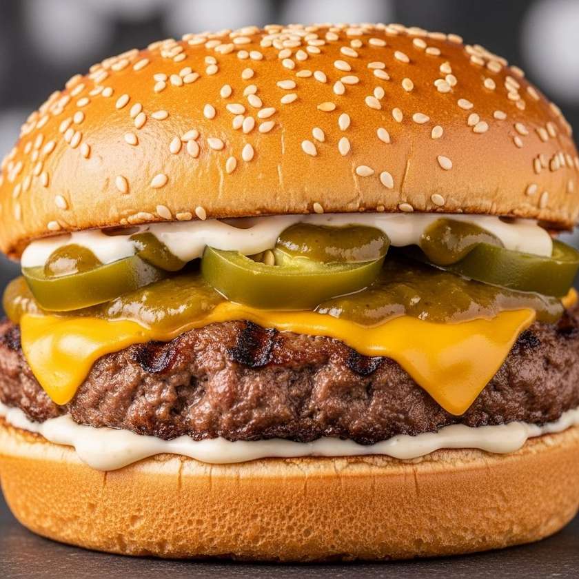 Jalapeño burger