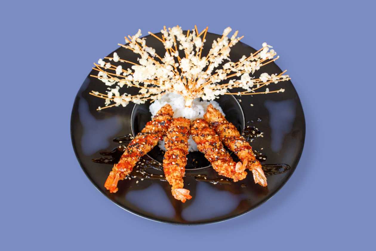 Shrimp Tempura with Almonds (4 pcs)