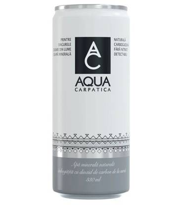 Aqua Carpatica Apa Minerala Carbogazificata Doza 0.33L
