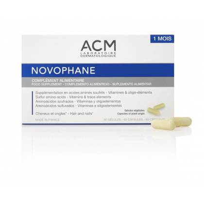 ისისფარმა - ACM ნოვოფანი კაფსულა თმის ცვენის საწინააღმდეგო მინერალები და ვიტამინები 0168 #60