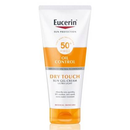 ეუცერინი - SUN Dry Touch ტანის მზისგან დამცავი SPF 50+ გელ-კრემი მსუბუქი 200მლ 4627