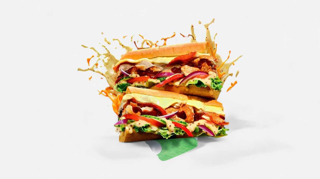 Saucy chicken with bacon 30cm
