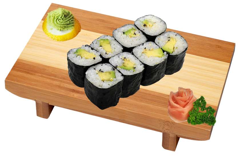 Avocado Sake Maki 6 Pcs