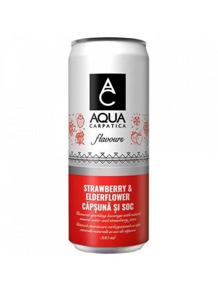 Aqua Carpatica Flavours Capsuni & Soc Doza 0.33L