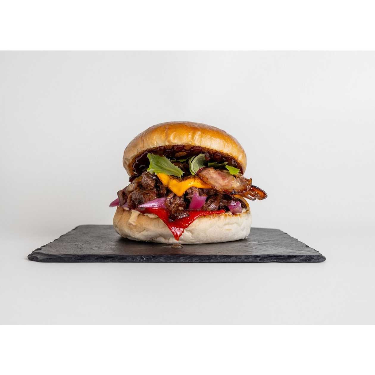 Burger S Trhaným Hovězím Masem