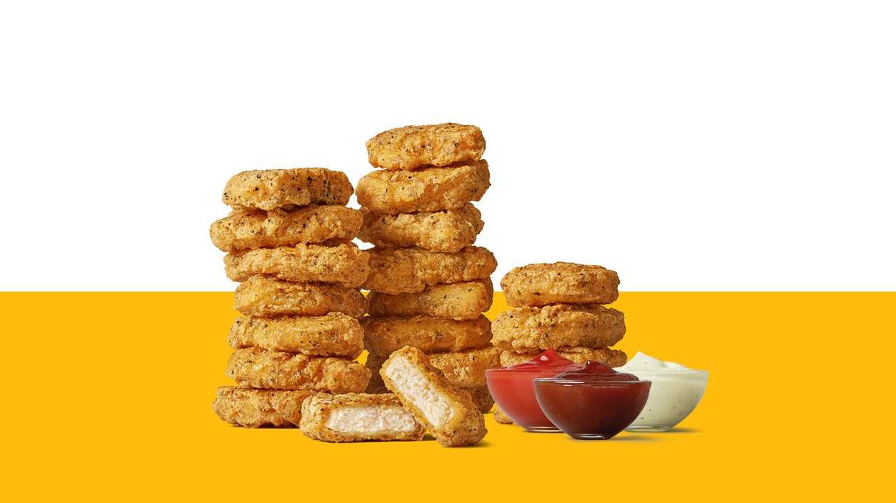 20 GARLIC PEPPER CHICKEN MCNUGGETS