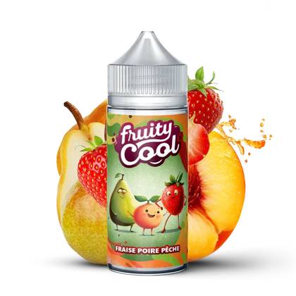 Fruity Cool Strawberry Pear Peach (Fraise Poire Péche) 100ml