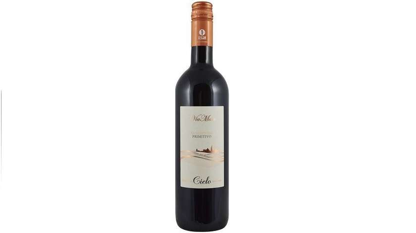Wino czerwone Via Mare Sangiovese-Primitivo Puglia IGT włoskie wytrawne 0,75 L
