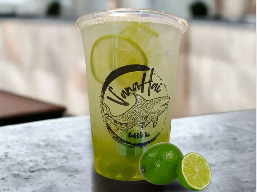 Iced lime juice (L)