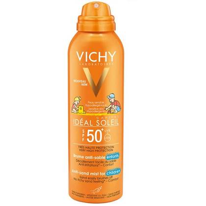 ვიში - იდეალ სოლეი მზისგან დამცავი SPF50+ ბავშვის სახე/ტანის სპრეი 200მლ 8037