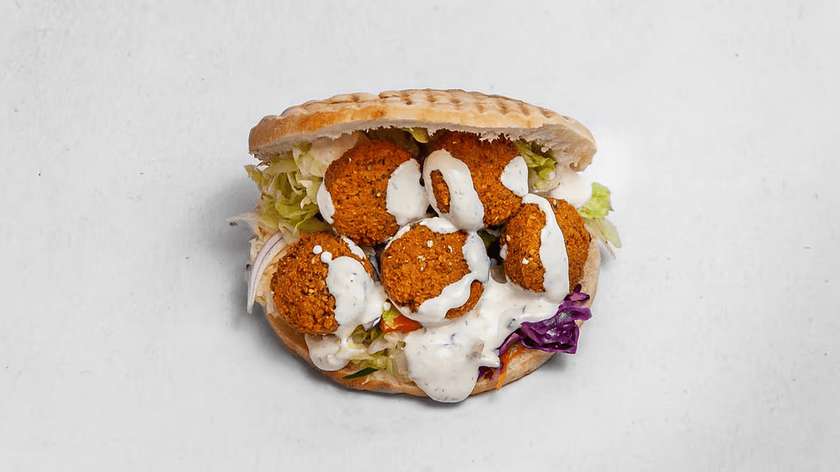 Velký falafel v chlebu