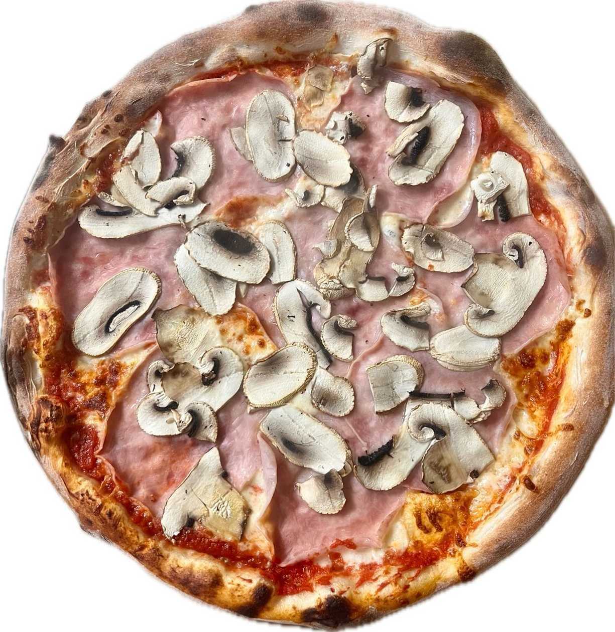 Prosciutto and Mushroom Pizza 40cm