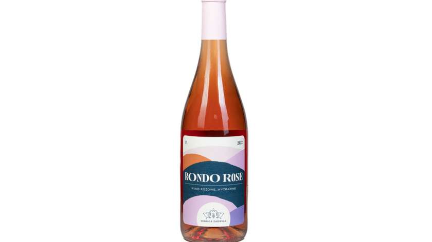 Wino różowe Winnica Jadwiga Rondo Rose polskie wytrawne 0,75 L
