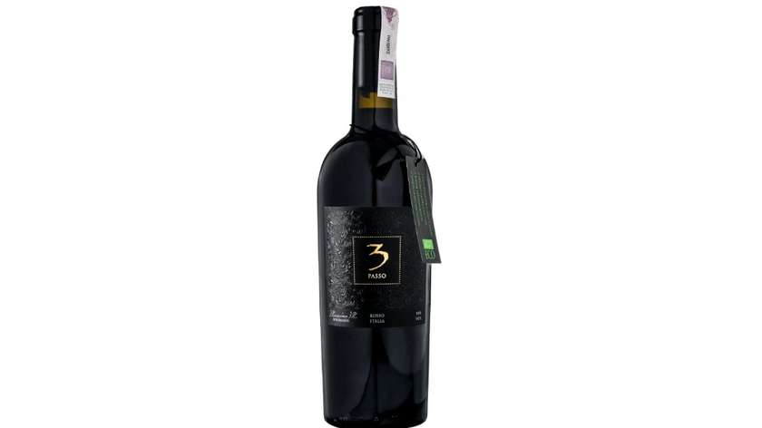 Wino czerwone Bio 3 Passo Rosso włoskie wytrawne 0,75 L