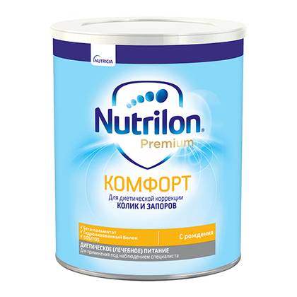 ნუტრილონი - რძე კომფორტი 1 /0თვ+/ 400გრ 7258/0946/0839