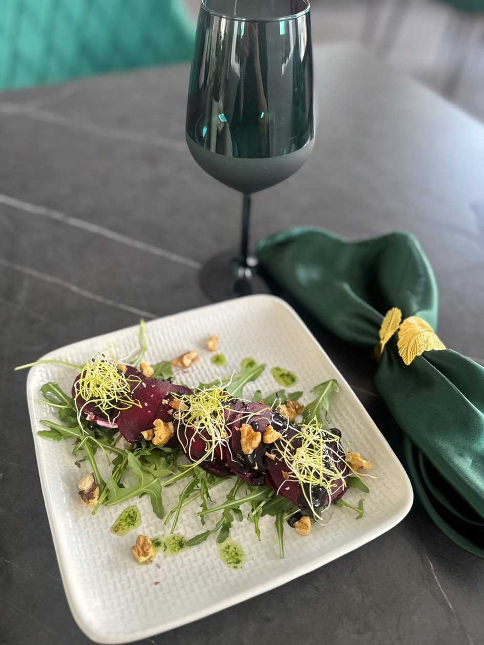 Beetroot Ravioli with Soft Goat Cheese