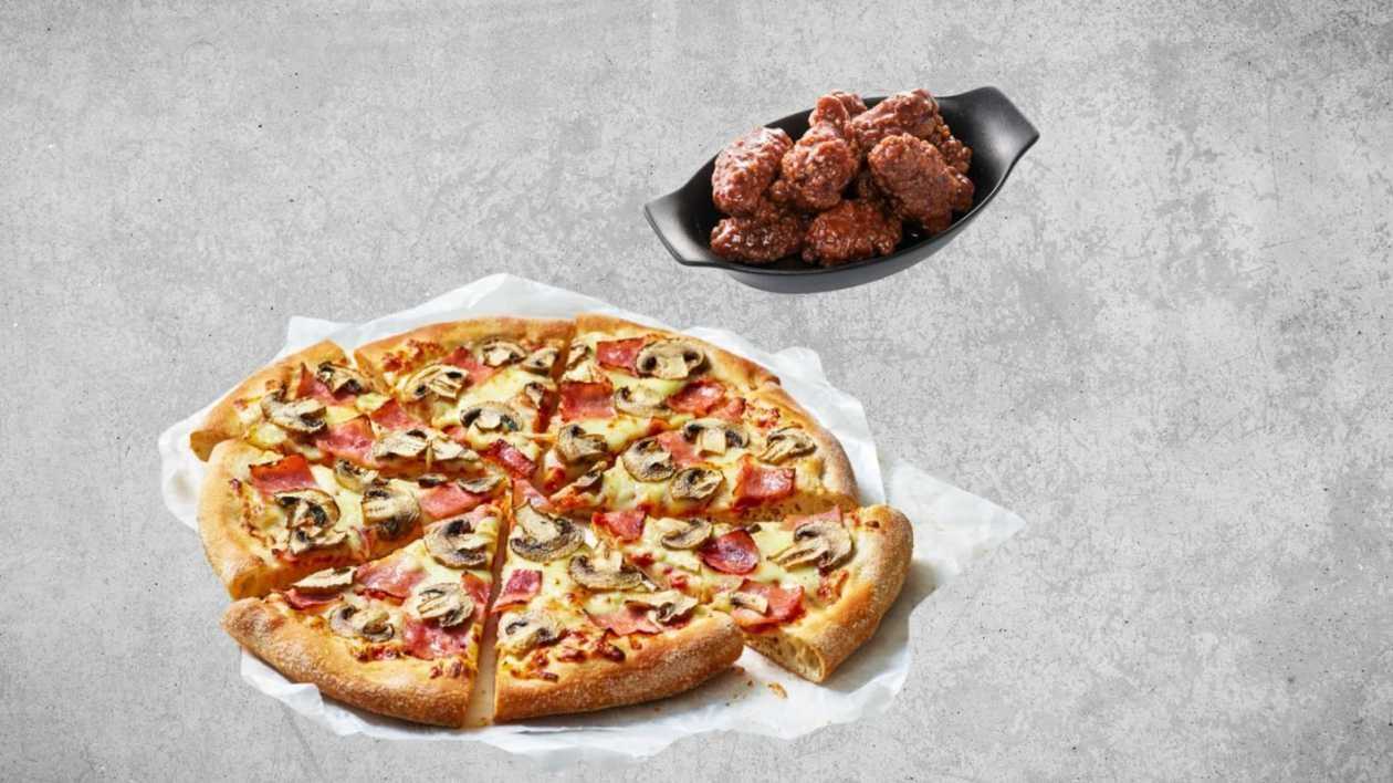 Pizza and Wing Street Combo