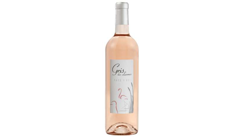 Wino różowe Gris des Launes rosé francuskie wytrawne 0,75 L