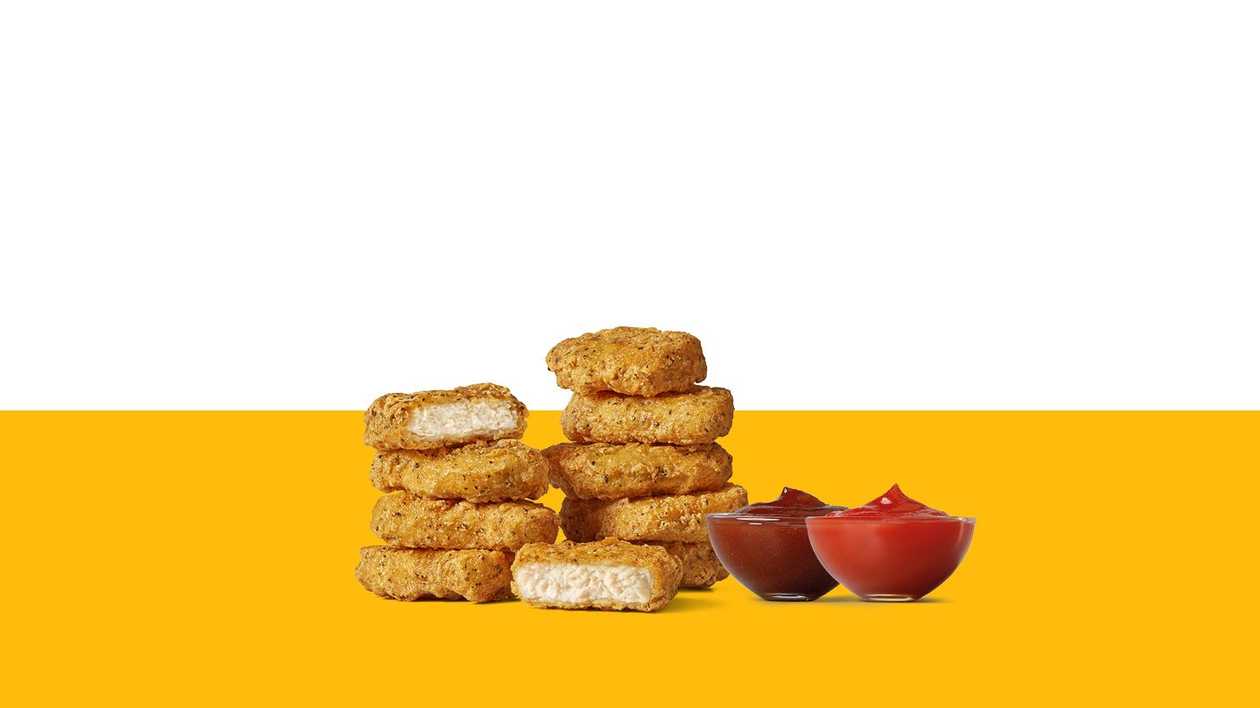 9 GARLIC PEPPER CHICKEN MCNUGGETS
