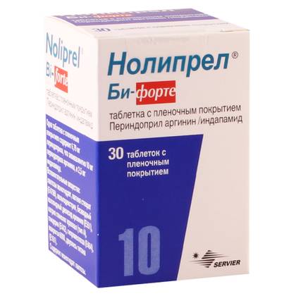 ნოლიპრელი ბი ფორტე ტაბლეტი 10მგ+2.5მგ #30