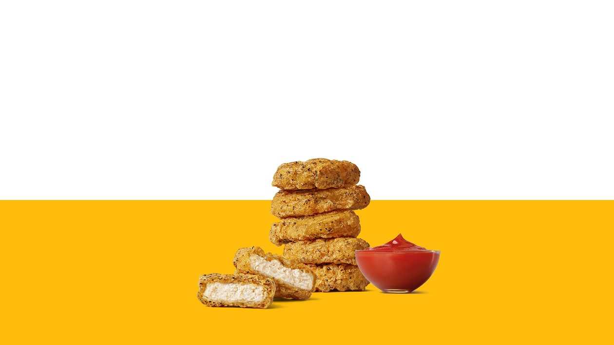 6 GARLIC PEPPER CHICKEN MCNUGGETS
