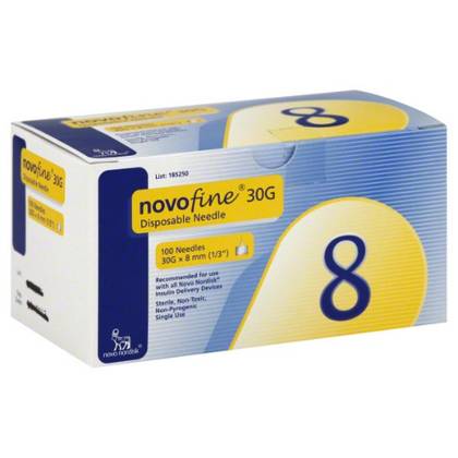 ინსულინის კალმის წვერი "ნოვოფაინი" 30G 8მმ #1