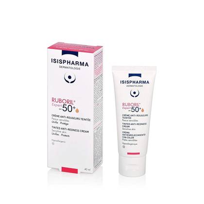 ისისფარმა - რუბორილ ექსპერტ SPF50+ კრემი ტონალური სიწითლე/კუპეროზი/როზაცეა 40მლ 0185/7775