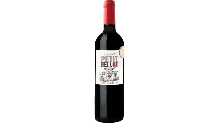 Wino bezalkoholowe 0% Petit Bellot Rouge czerwone, wytrawne 0,75l