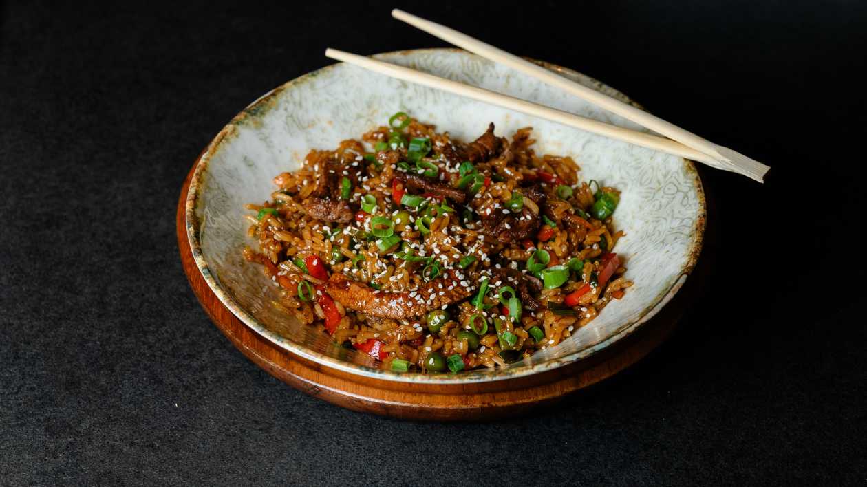 Orez prajit cu vita 300gr