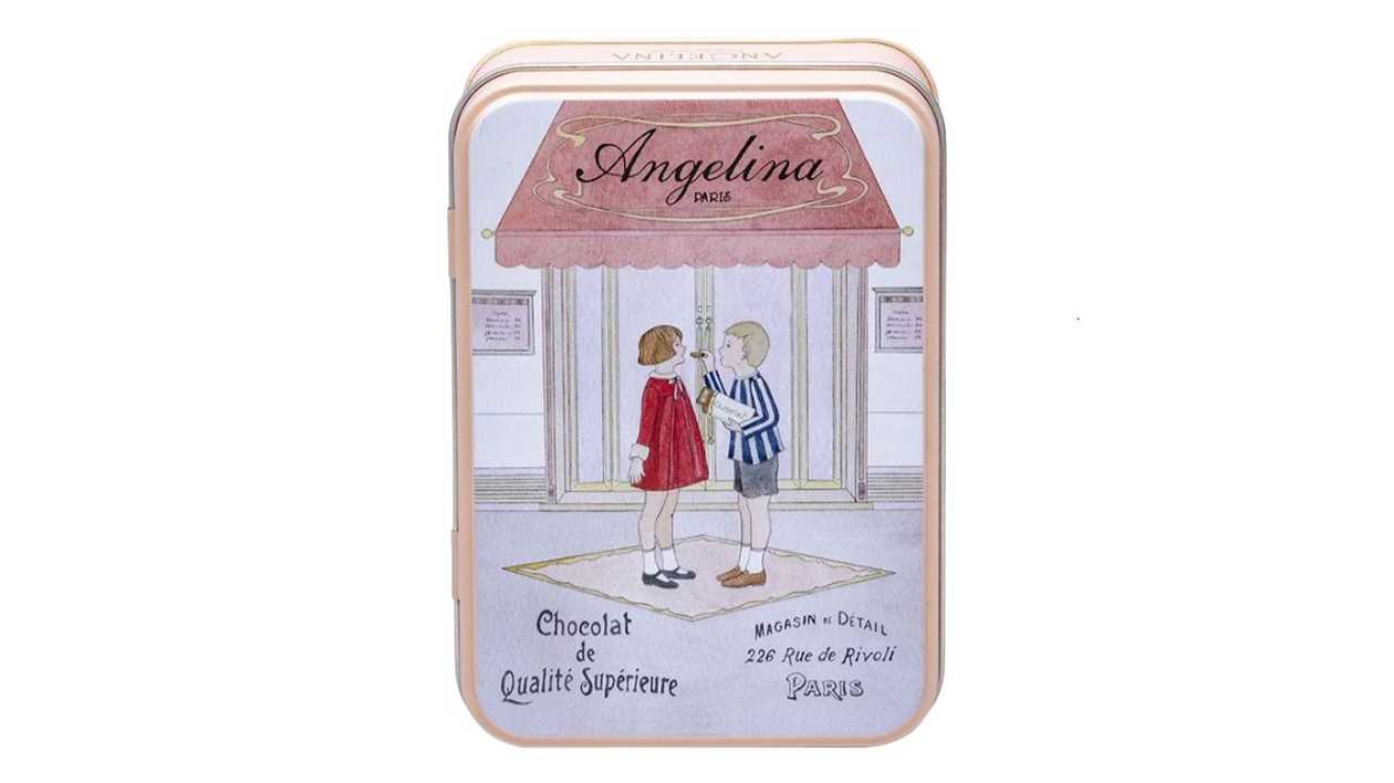 Arcadys Angelina Boite Fer Gianduja 100g, France