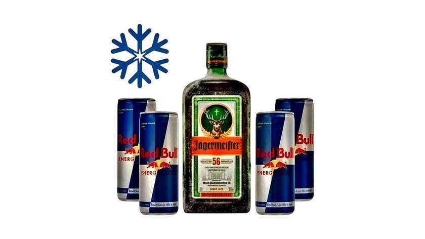 Jägermeister 0,7l + 4x redbull