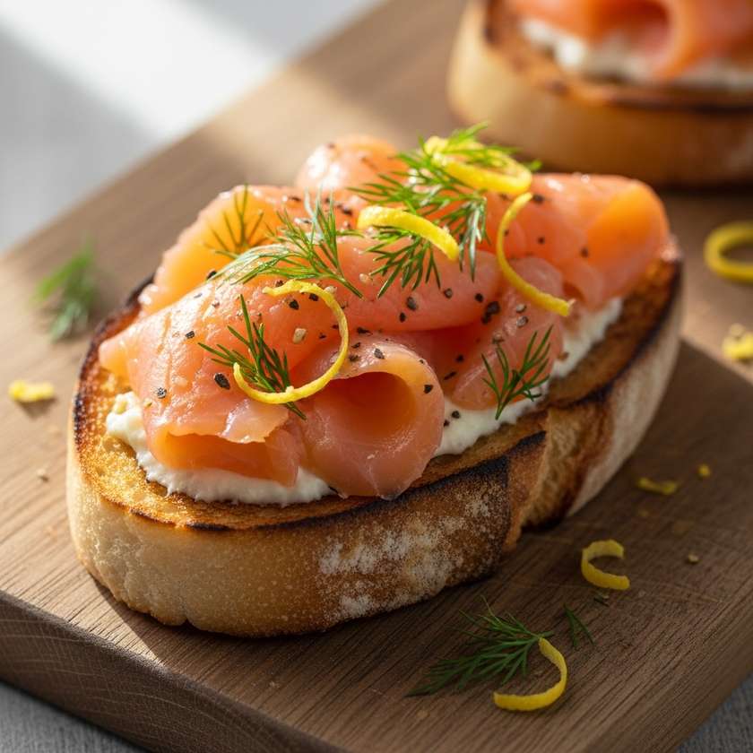 Tosta de Salmão